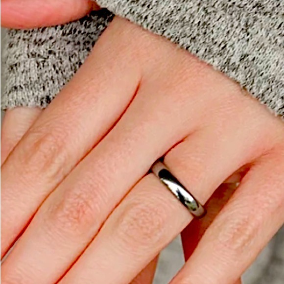 Zales Jewelry - 4mm wide Triton Tungsten Carbide Silver Wedding Band Ring COMFORT FIT